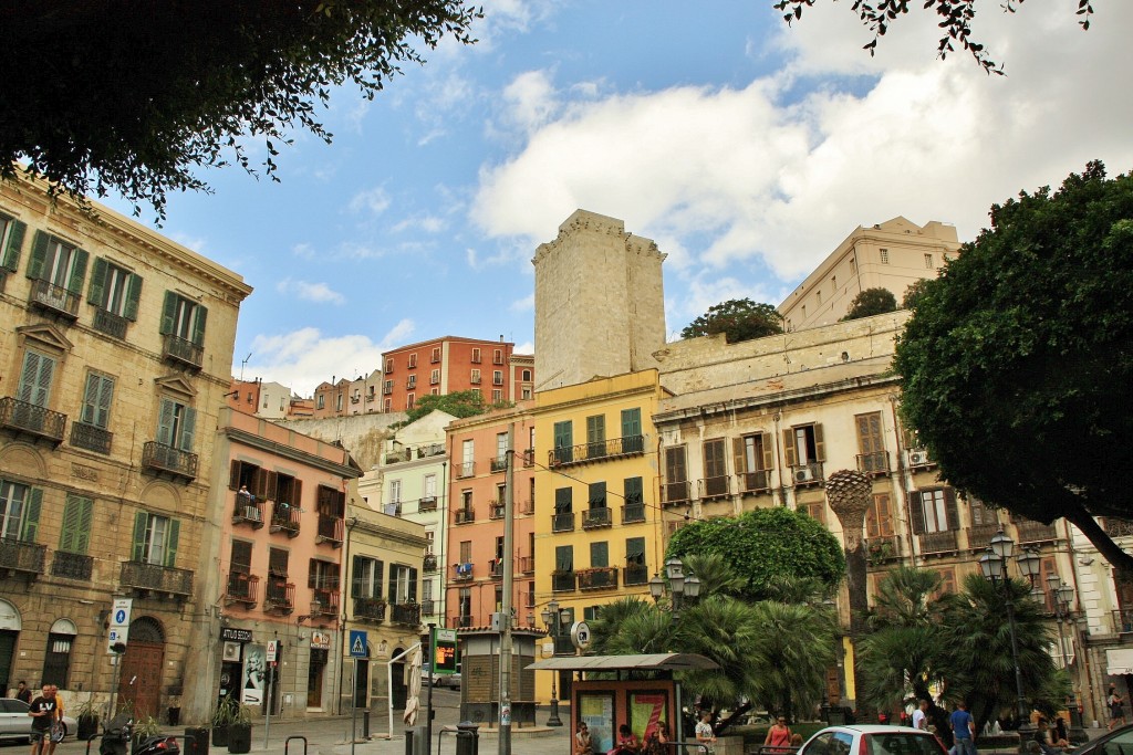 Foto: Vista de la ciudad - Cagliari (Sardinia), Italia