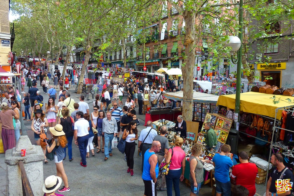 Foto: Ambiente en el Rastro de Madrid - Madrid (Comunidad de Madrid), España