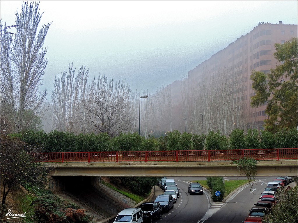 Foto: 150113-02 NIEBLA EN ZARAGOZA - Zaragoza (Aragón), España