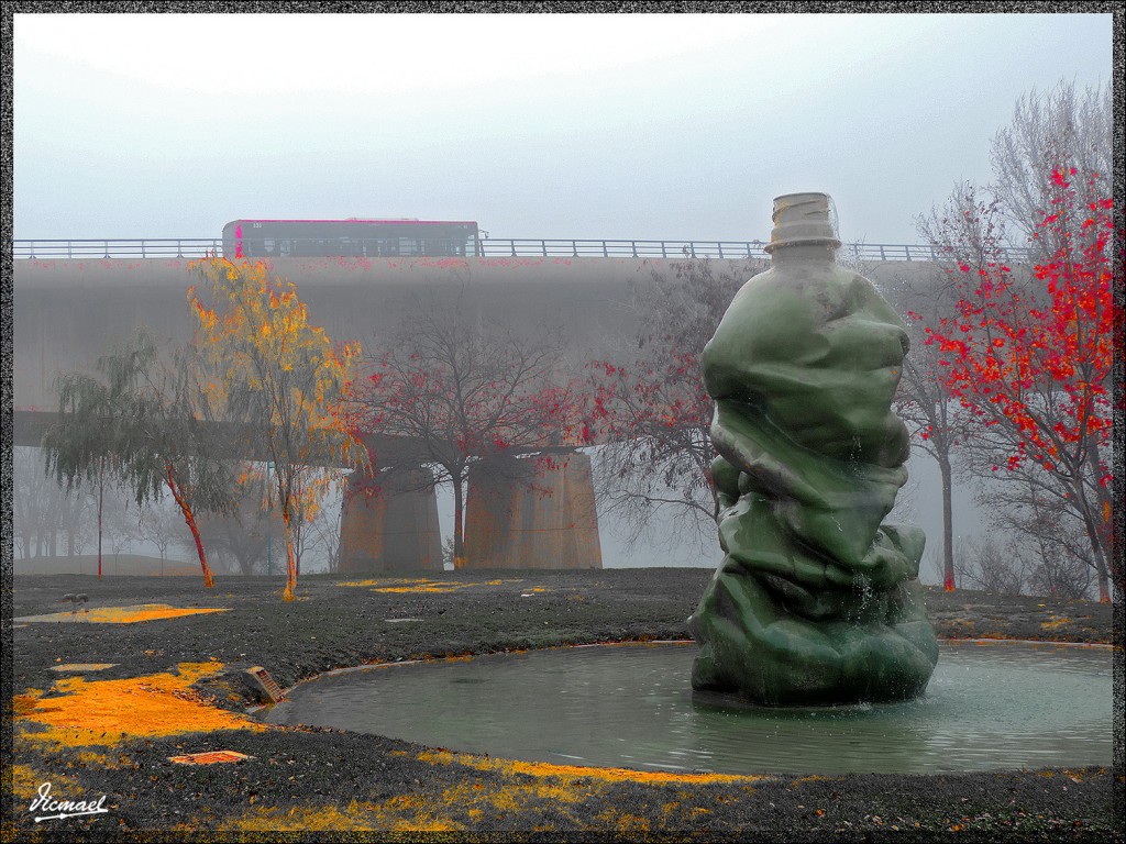 Foto: 150115-04 NIEBLA ZARAGOZANA - Zaragoza (Aragón), España