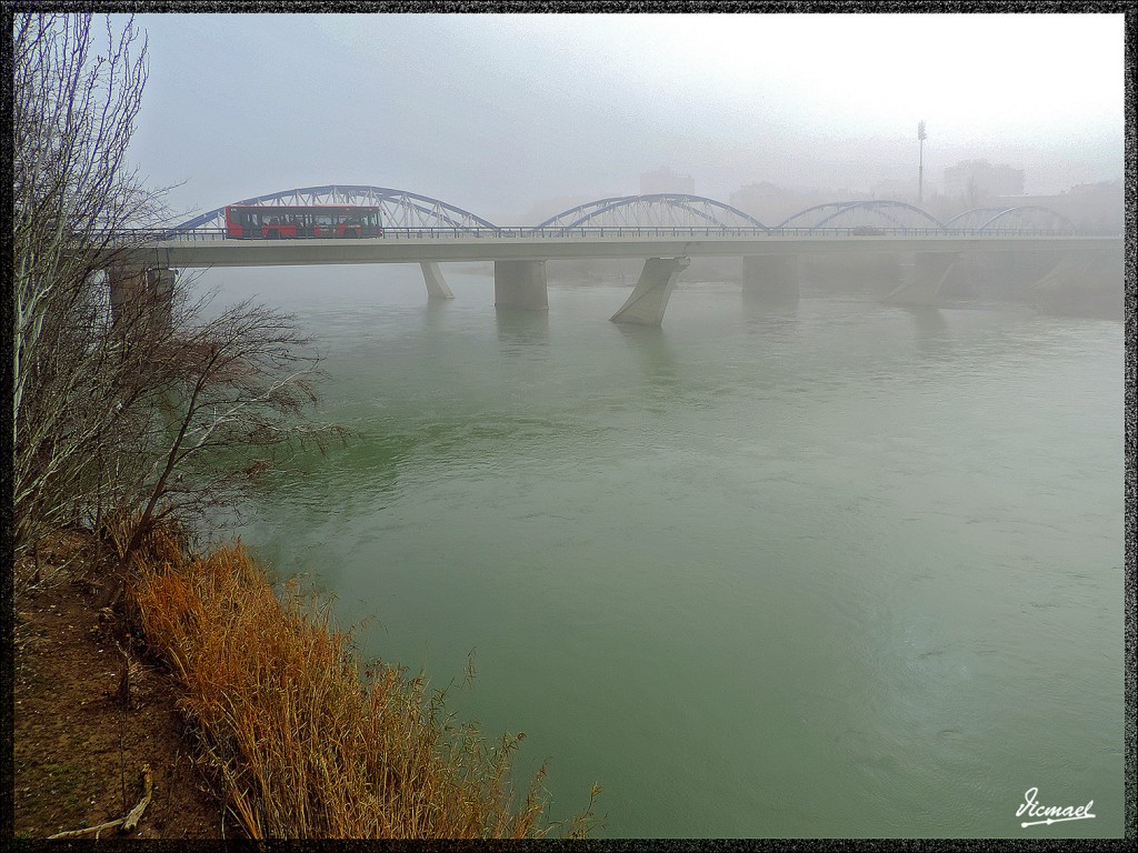 Foto: 150115-15 NIEBLA ZARAGOZANA - Zaragoza (Aragón), España