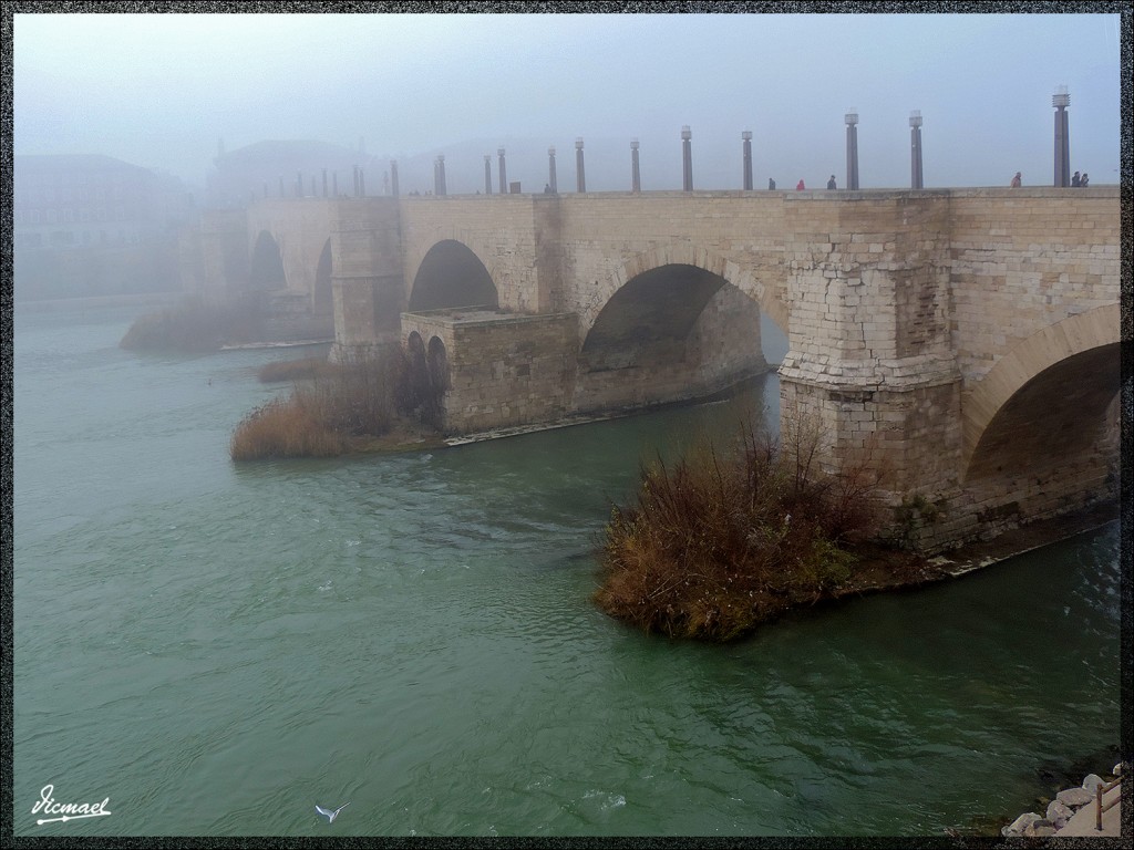 Foto: 150115-23 NIEBLA ZARAGOZANA - Zaragoza (Aragón), España