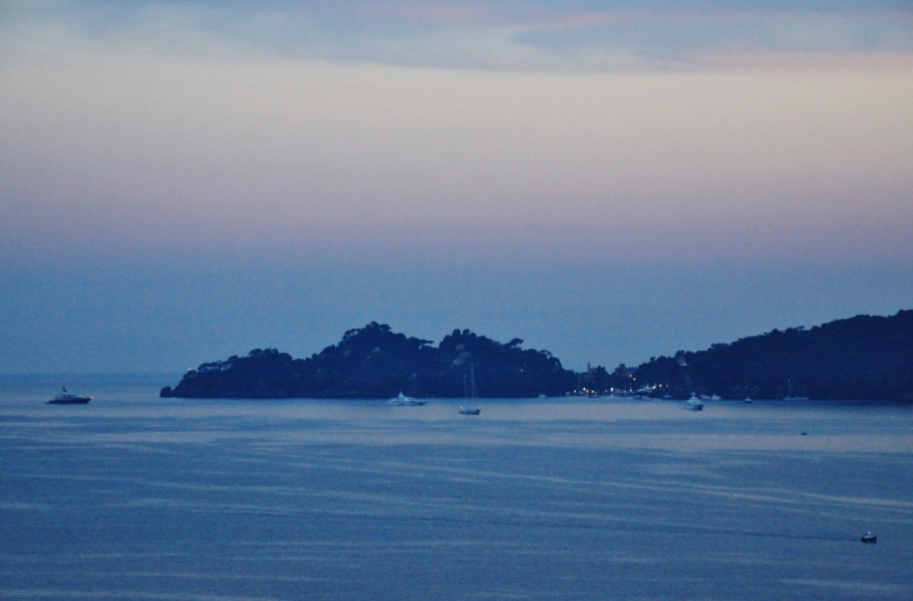 Foto: Vista del golfo del Tigullio - Rapallo (Liguria), Italia