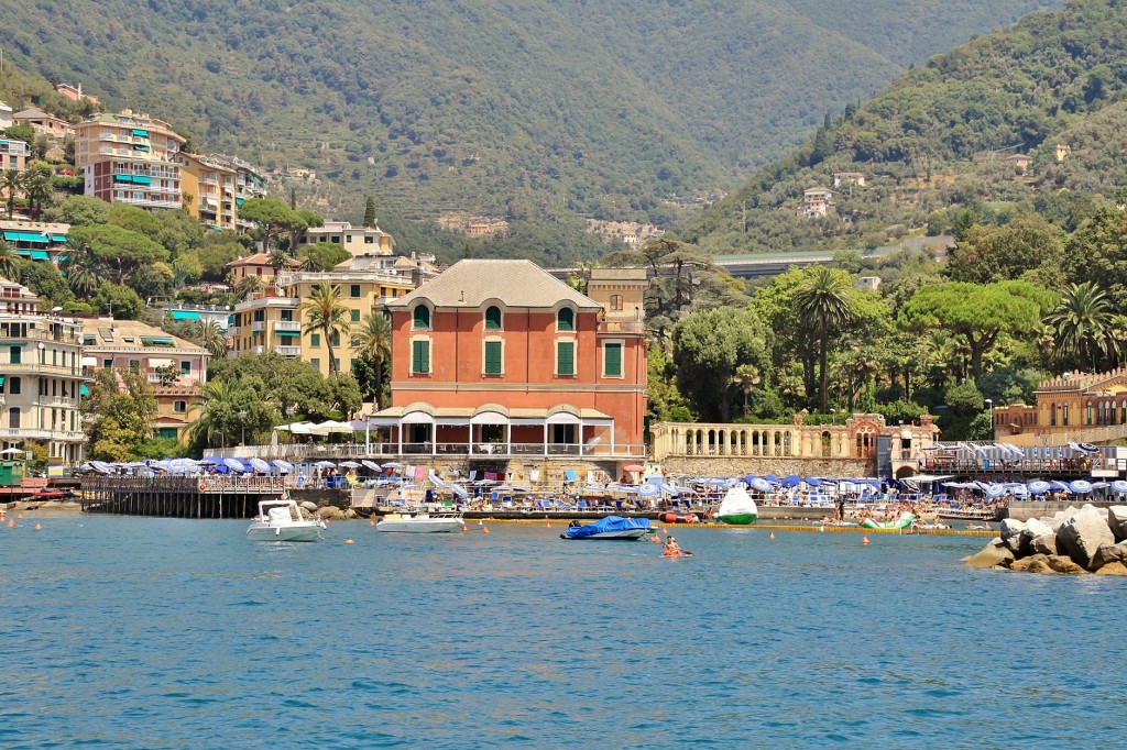 Foto: Vista de la ciudad - Rapallo (Liguria), Italia