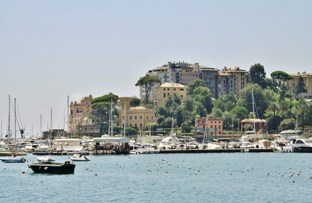 Foto: Vista de la ciudad - Rapallo (Liguria), Italia