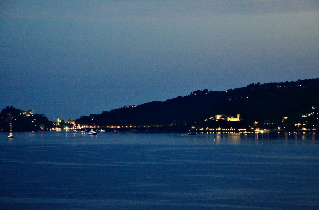 Foto: Vista del golfo del Tigullio - Rapallo (Liguria), Italia