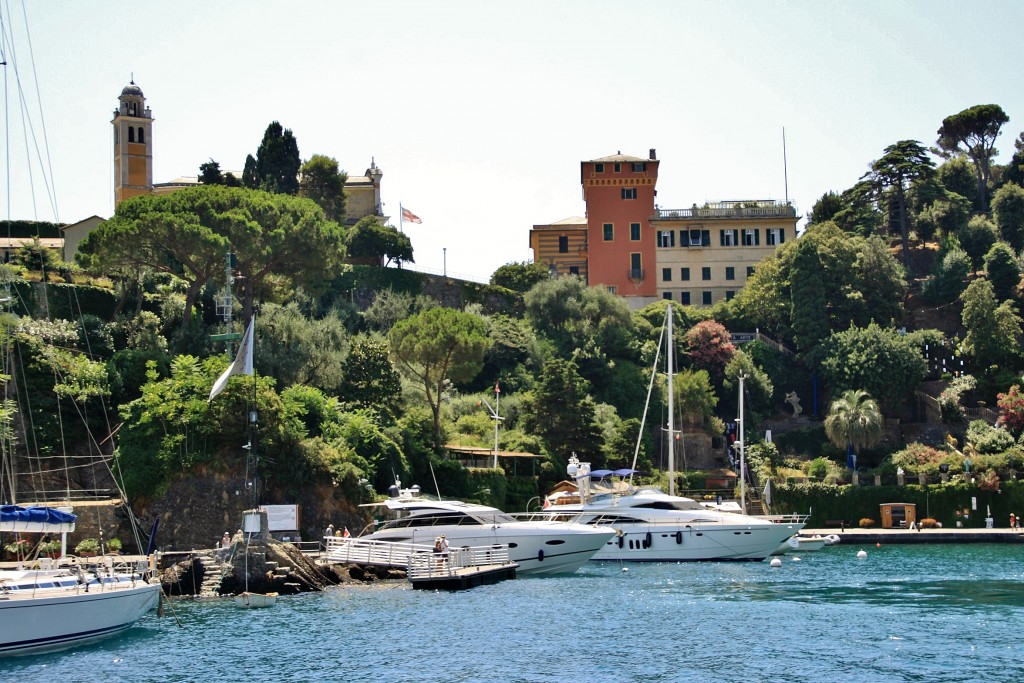 Foto: Vista del pueblo - Portofino (Liguria), Italia