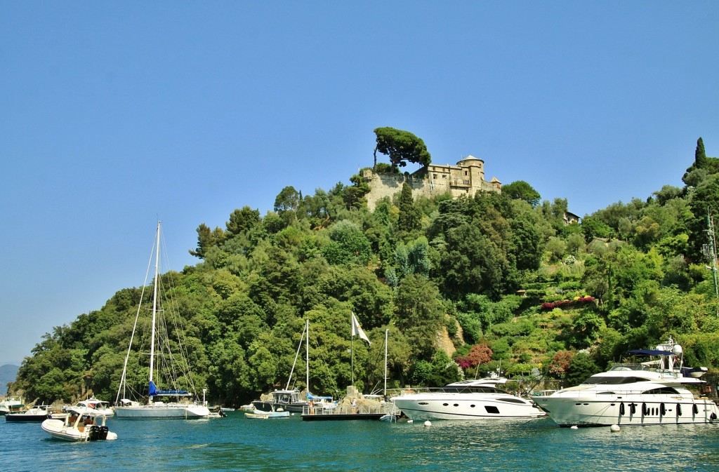 Foto: Vista del pueblo - Portofino (Liguria), Italia