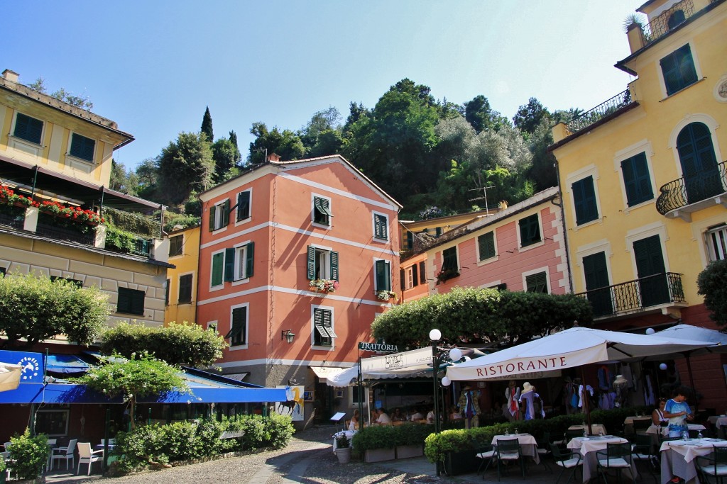 Foto: Visa del pueblo - Portofino (Liguria), Italia