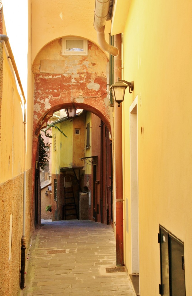 Foto: Vista del pueblo - Portofino (Liguria), Italia