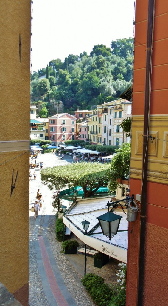 Foto: Vista del pueblo - Portofino (Liguria), Italia