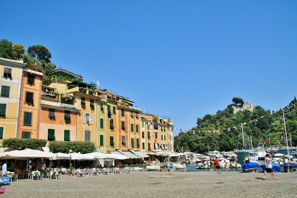 Foto: Vista del pueblo - Portofino (Liguria), Italia