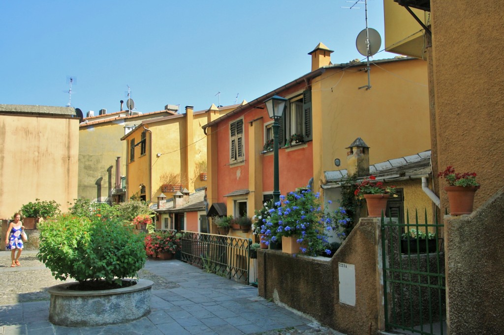 Foto: Vista del pueblo - Portofino (Liguria), Italia