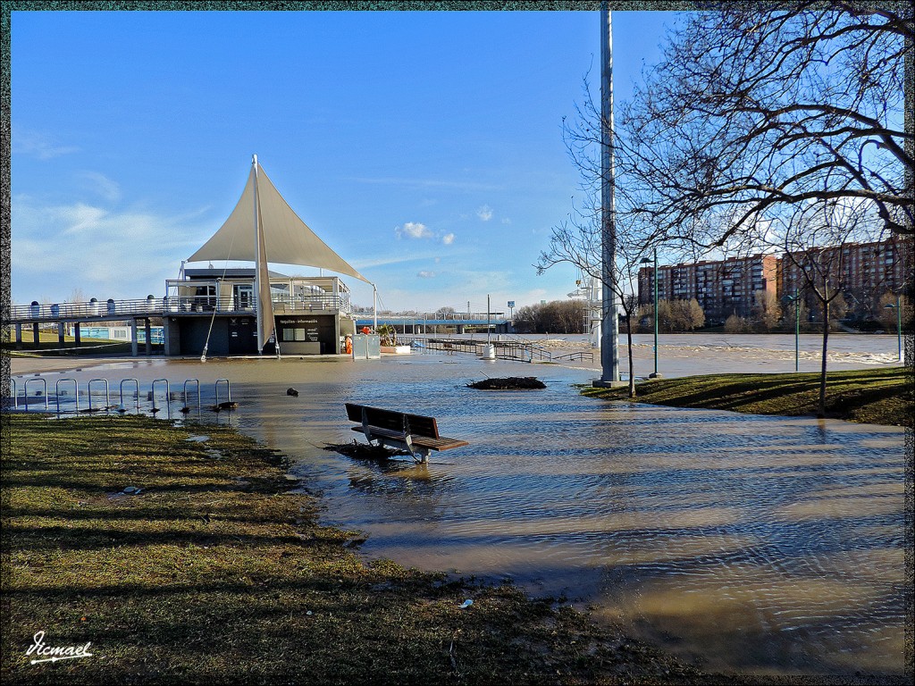 Foto: 150204-01 RIADA EN EL EBRO - Zaragoza (Aragón), España