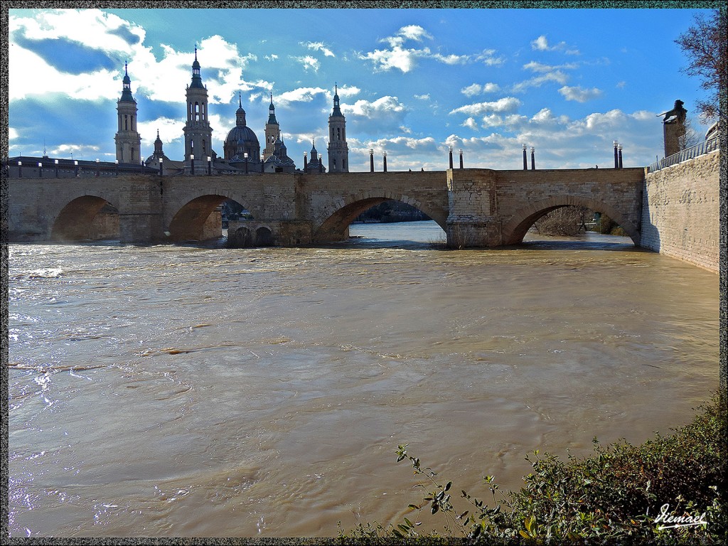 Foto: 150204-19 RIADA EN EL EBRO - Zaragoza (Aragón), España