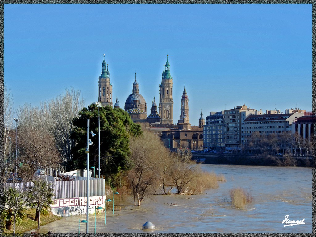 Foto: 150218-15 RIADA EN EL ,EBRO - Zaragoza (Aragón), España