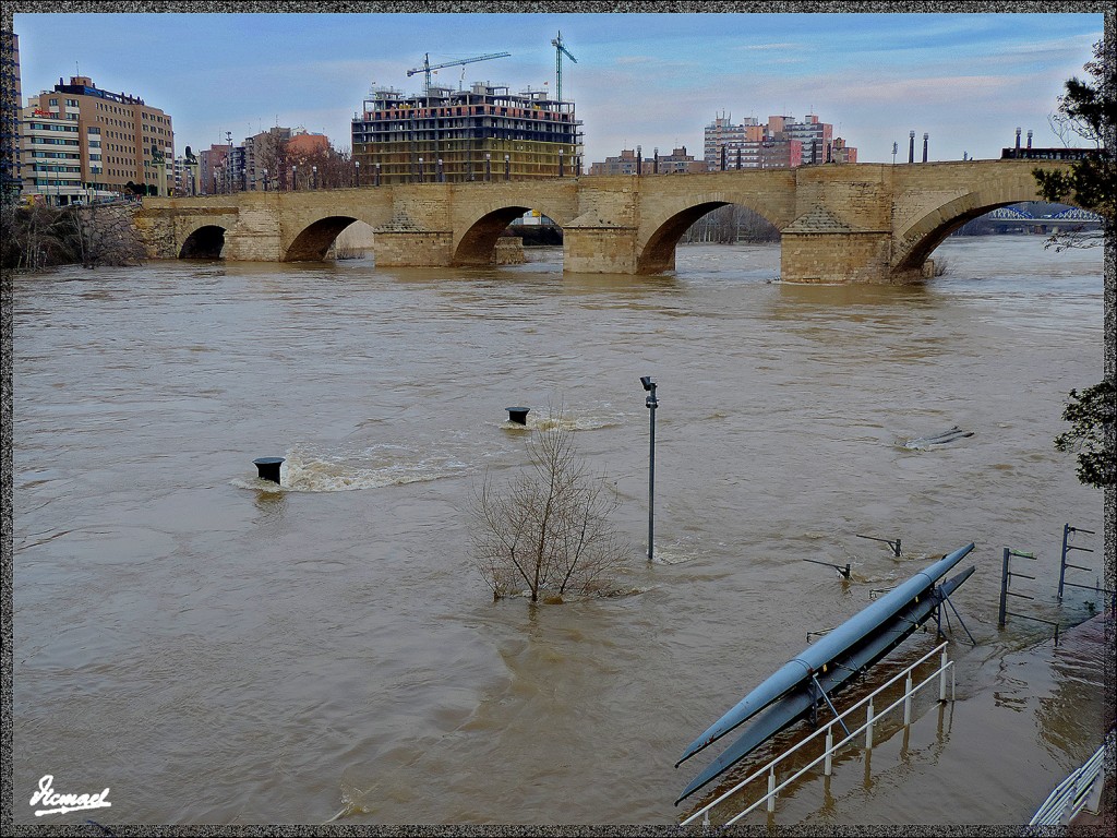 Foto: 150220-35 ZARAGOZA RIO EBRO - Zaragoza (Aragón), España