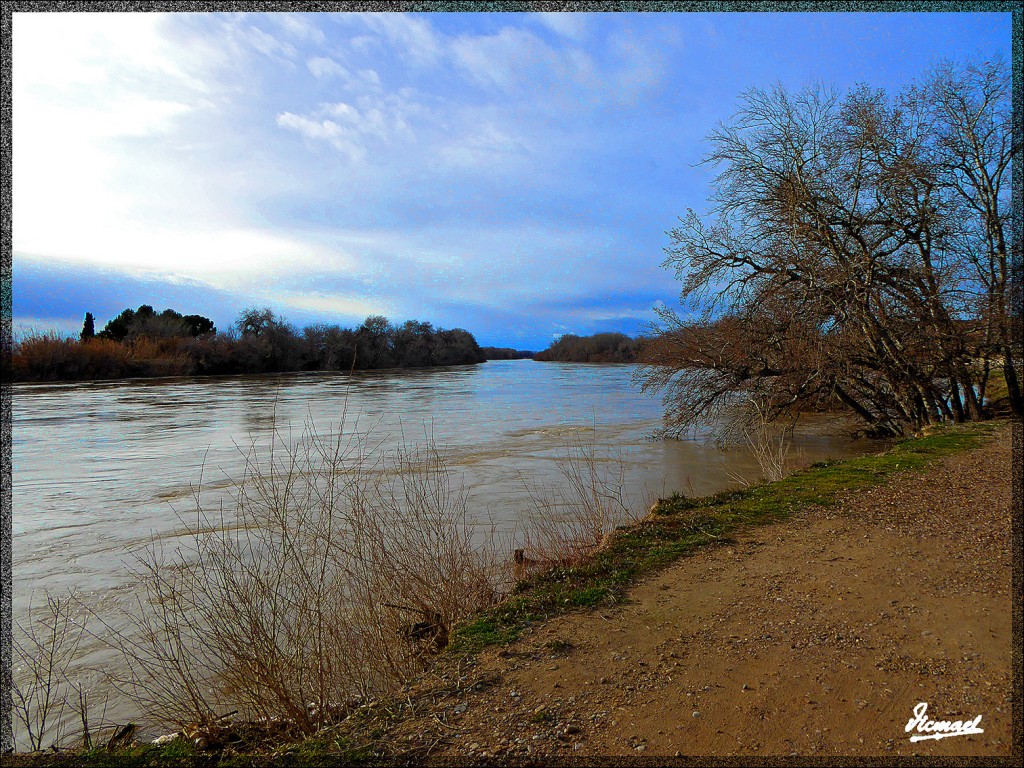 Foto: 150224-10 RIO EBRO EN JUSLIBOL - Zaragoza (Aragón), España