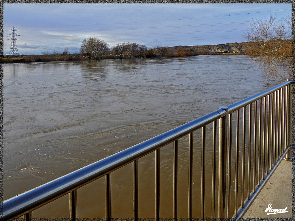 Foto: 150224-31 RIO EBRO EN JUSLIBOL - Zaragoza (Aragón), España