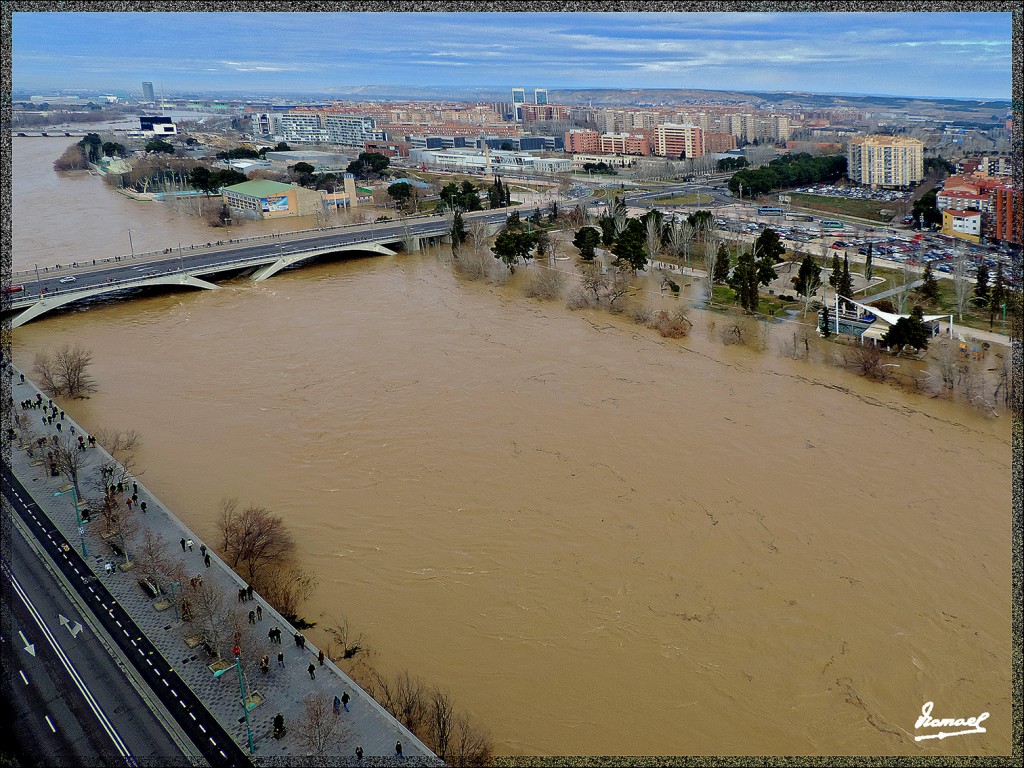 Foto: 150301-01 EBRO DESDE EL PILAR - Zaragoza (Aragón), España