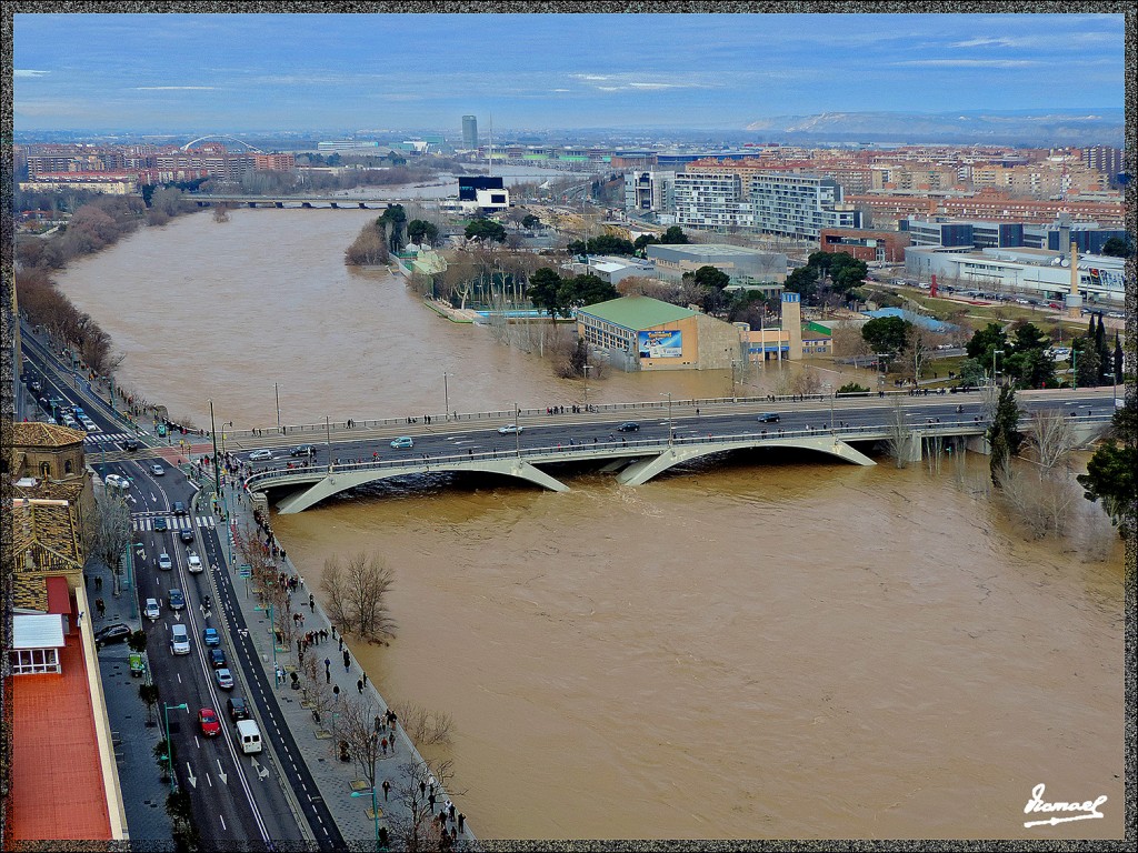 Foto: 150301-02 EBRO DESDE EL PILAR - Zaragoza (Aragón), España