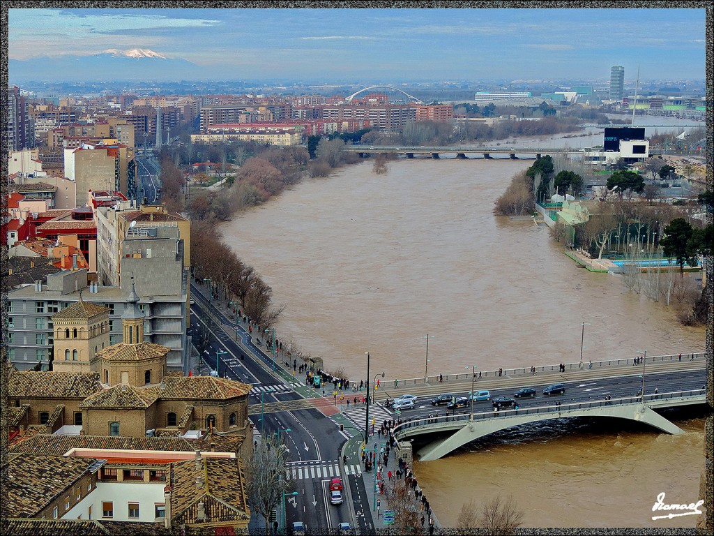 Foto: 150301-03 EBRO DESDE EL PILAR - Zaragoza (Aragón), España