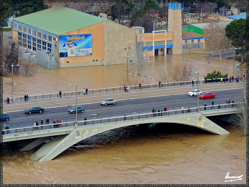 Foto: 150301-05 EBRO DESDE EL PILAR - Zaragoza (Aragón), España