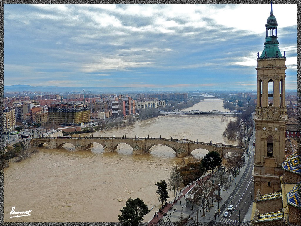 Foto: 150301-07 EBRO DESDE EL PILAR - Zaragoza (Aragón), España