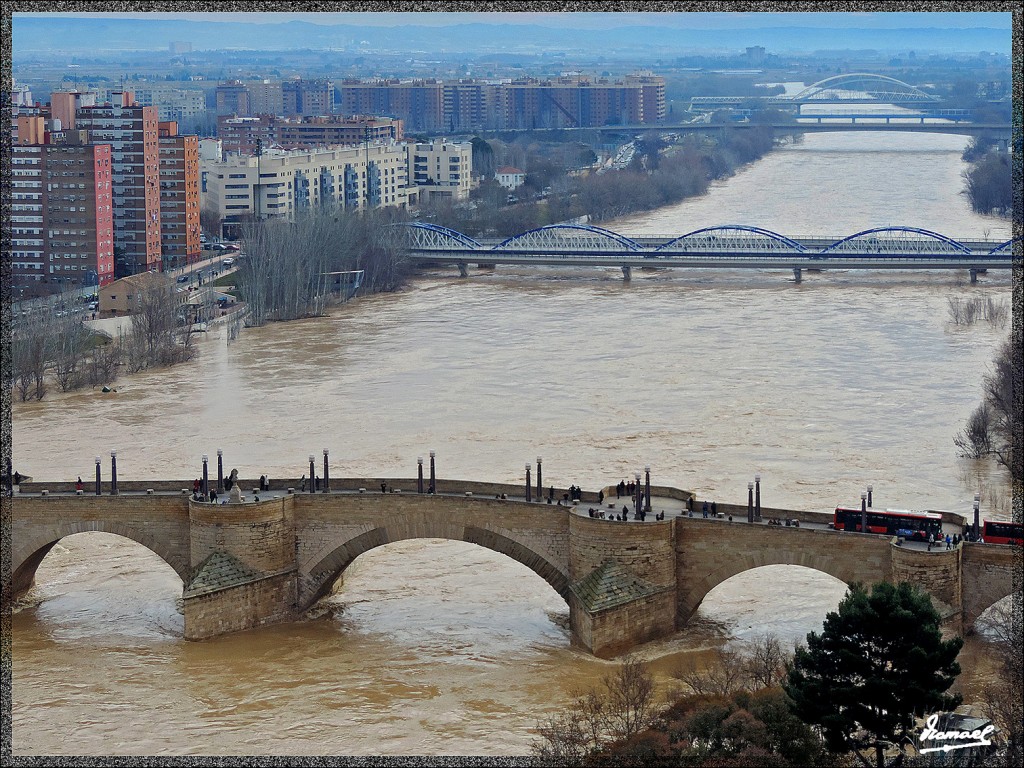 Foto: 150301-09 EBRO DESDE EL PILAR - Zaragoza (Aragón), España