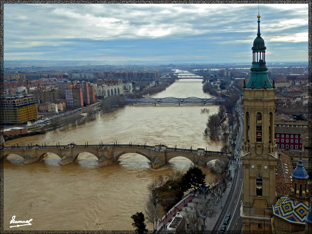 Foto: 150301-29 EBRO DESDE EL PILAR - Zaragoza (Aragón), España