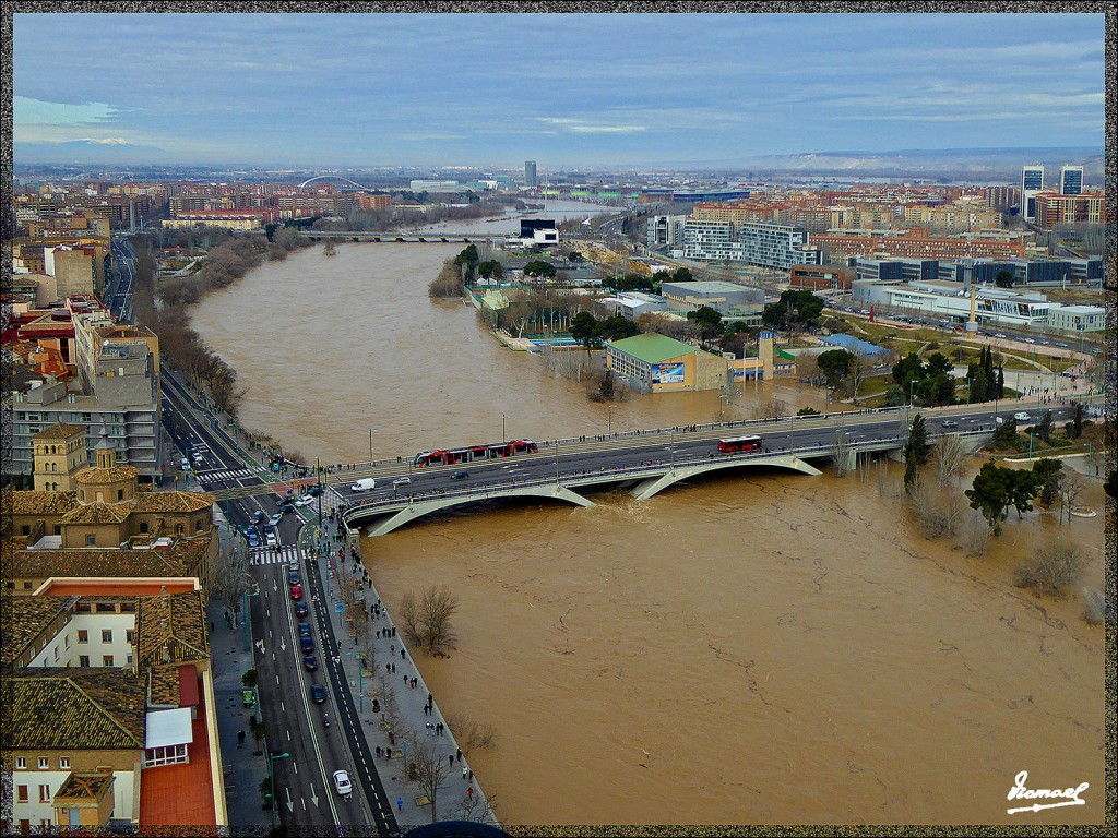 Foto: 150301-31 EBRO DESDE EL PILAR - Zaragoza (Aragón), España