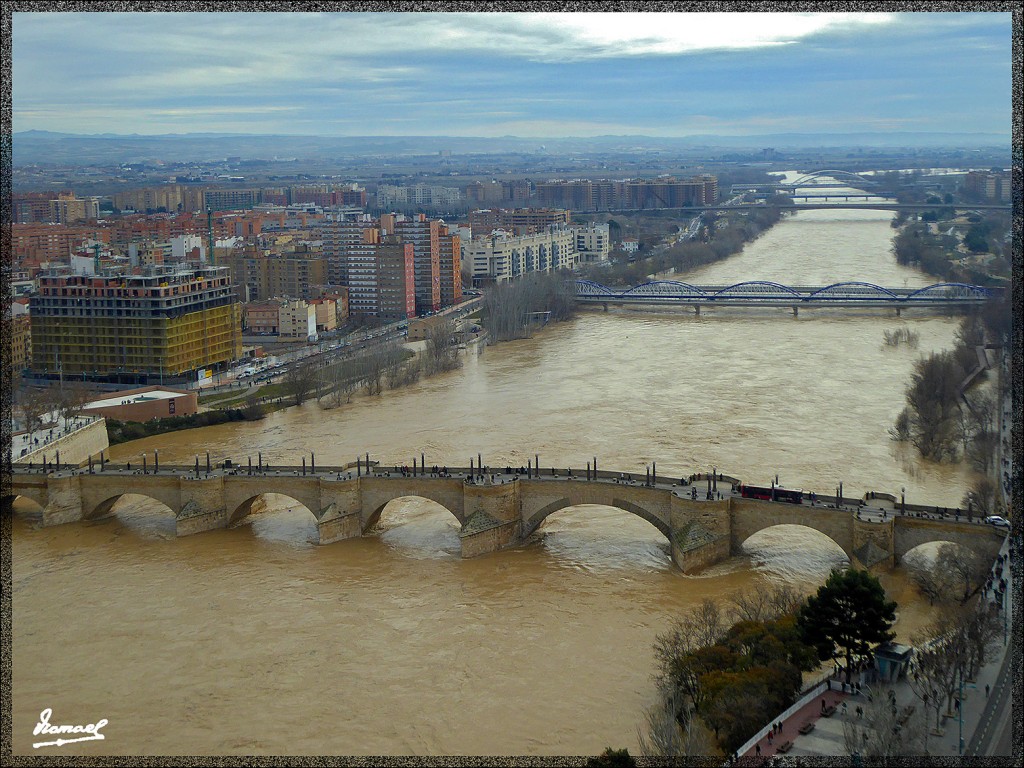 Foto: 150301-33 EBRO DESDE EL PILAR - Zaragoza (Aragón), España