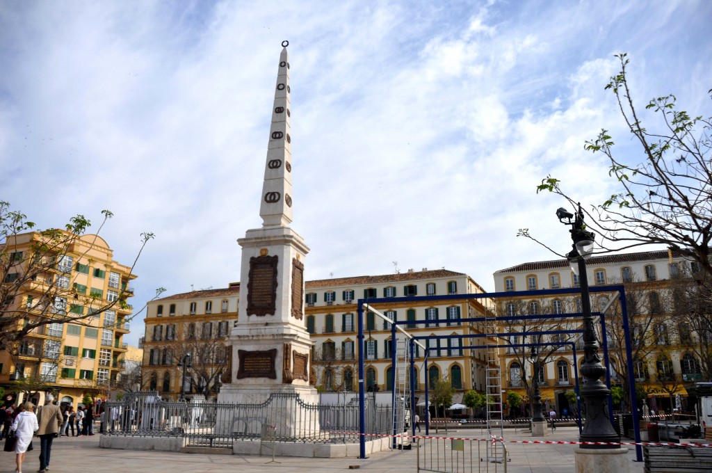 Foto: Plz. con Obelisco - Malaga (Málaga), España