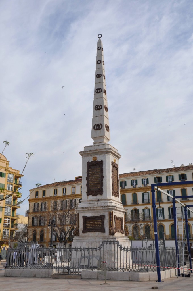 Foto: Detalle Obelisco - Malaga (Málaga), España