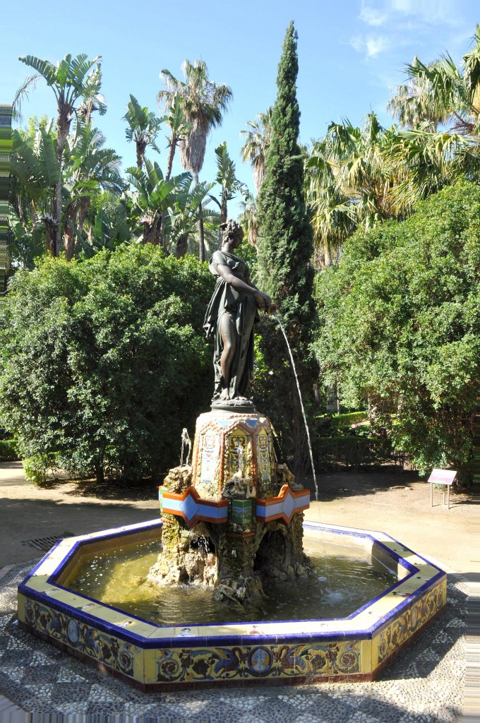 Foto: Fuente jardines - Malaga (Málaga), España