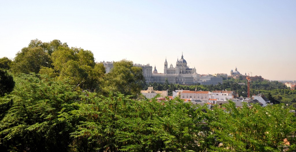 Foto: Panoramica del Palacio Real - Madrid (Comunidad de Madrid), España