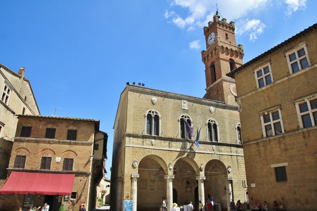 Foto: Plaza Pio II - Pienza (Tuscany), Italia