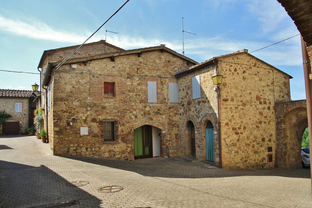 Foto: Interior de la muralla - Murlo (Tuscany), Italia