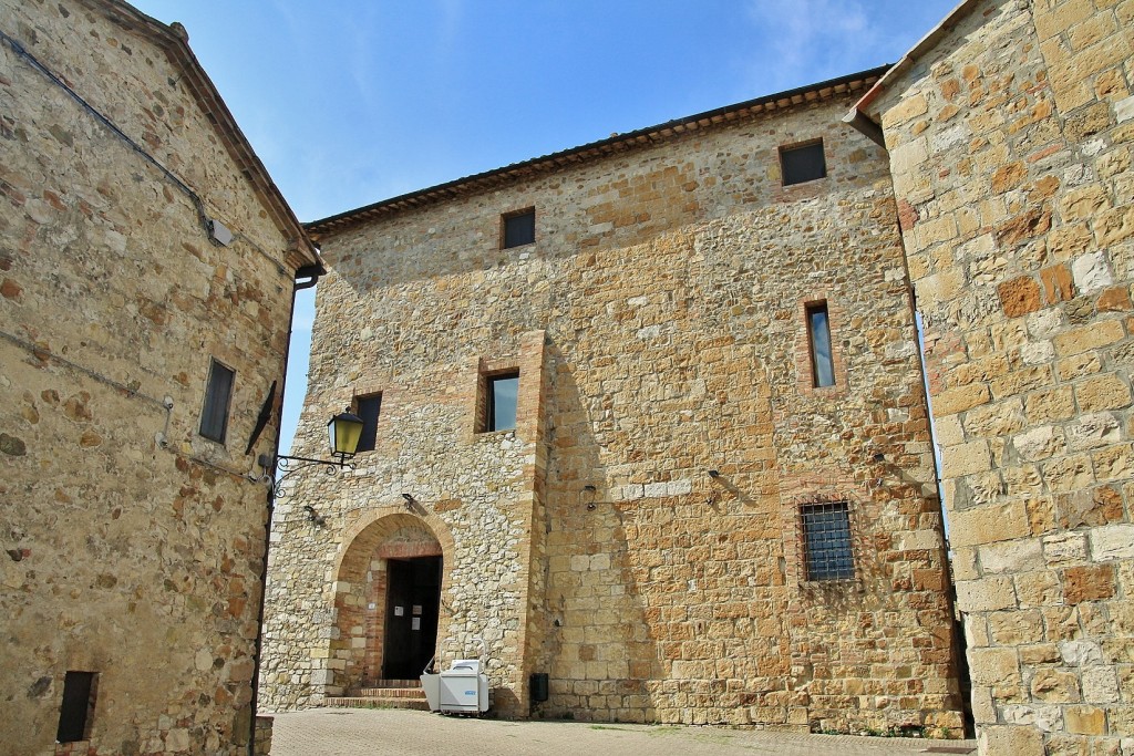 Foto: Interior de la muralla - Murlo (Tuscany), Italia