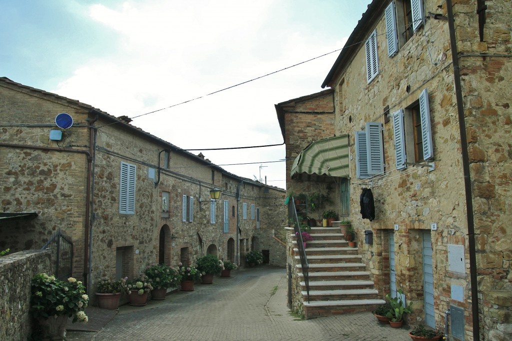 Foto: Interior de la muralla - Murlo (Tuscany), Italia