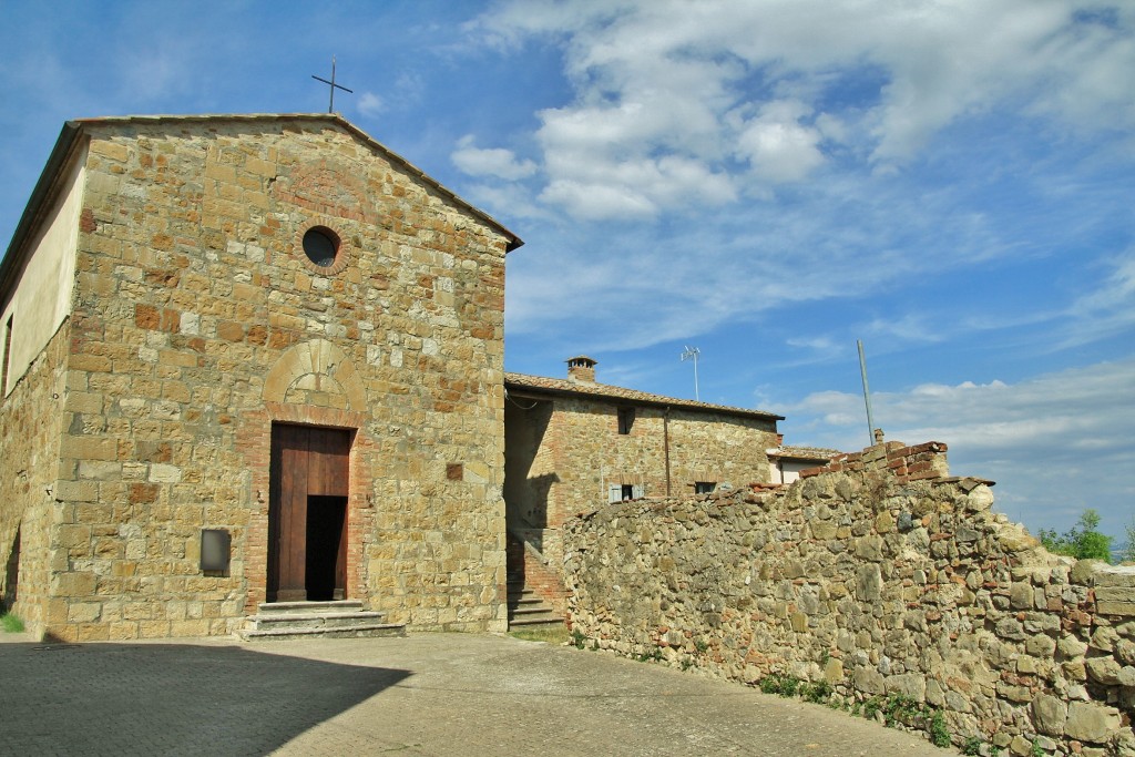 Foto: Interior de la muralla - Murlo (Tuscany), Italia