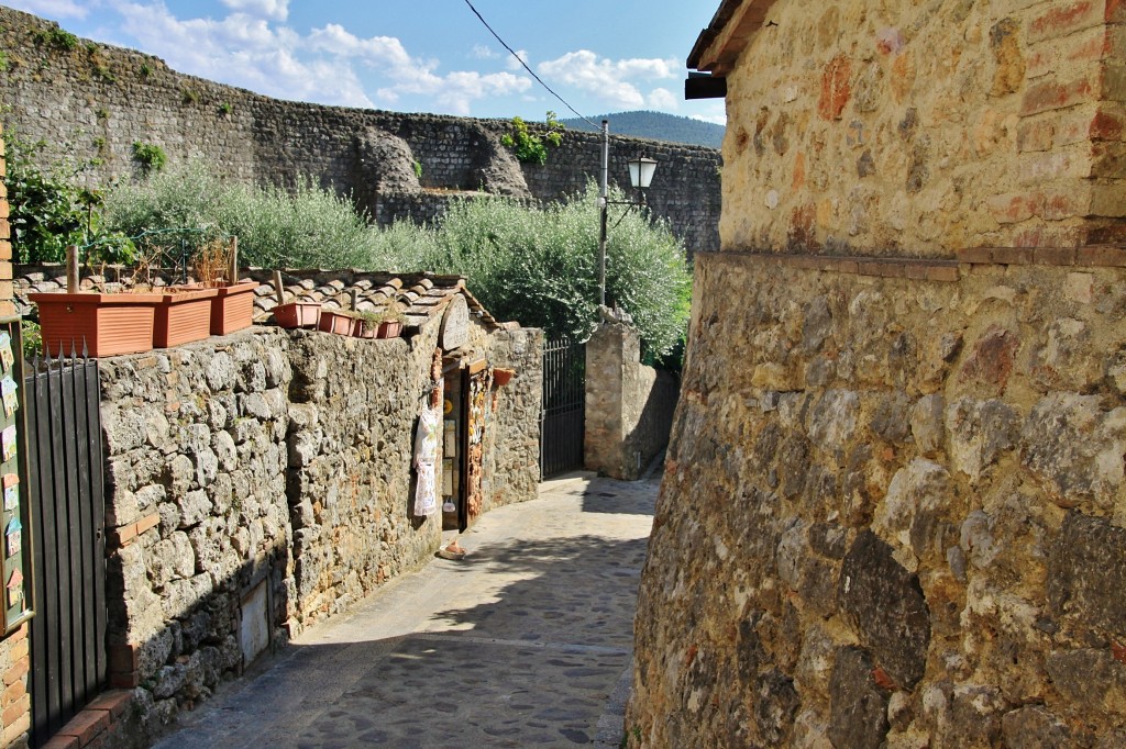 Foto: Recinto amurallado - Monteriggioni (Tuscany), Italia