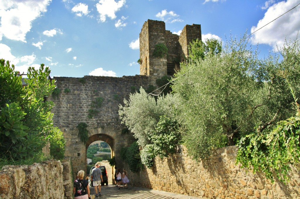 Foto: Recinto amurallado - Monteriggioni (Tuscany), Italia