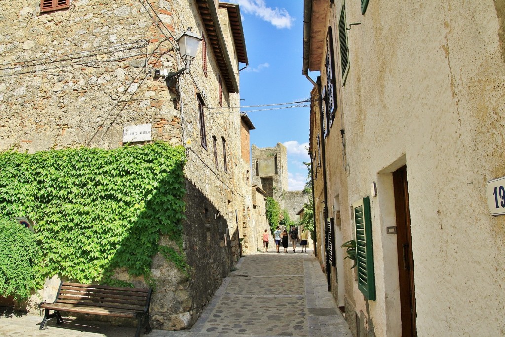 Foto: Recinto amurallado - Monteriggioni (Tuscany), Italia