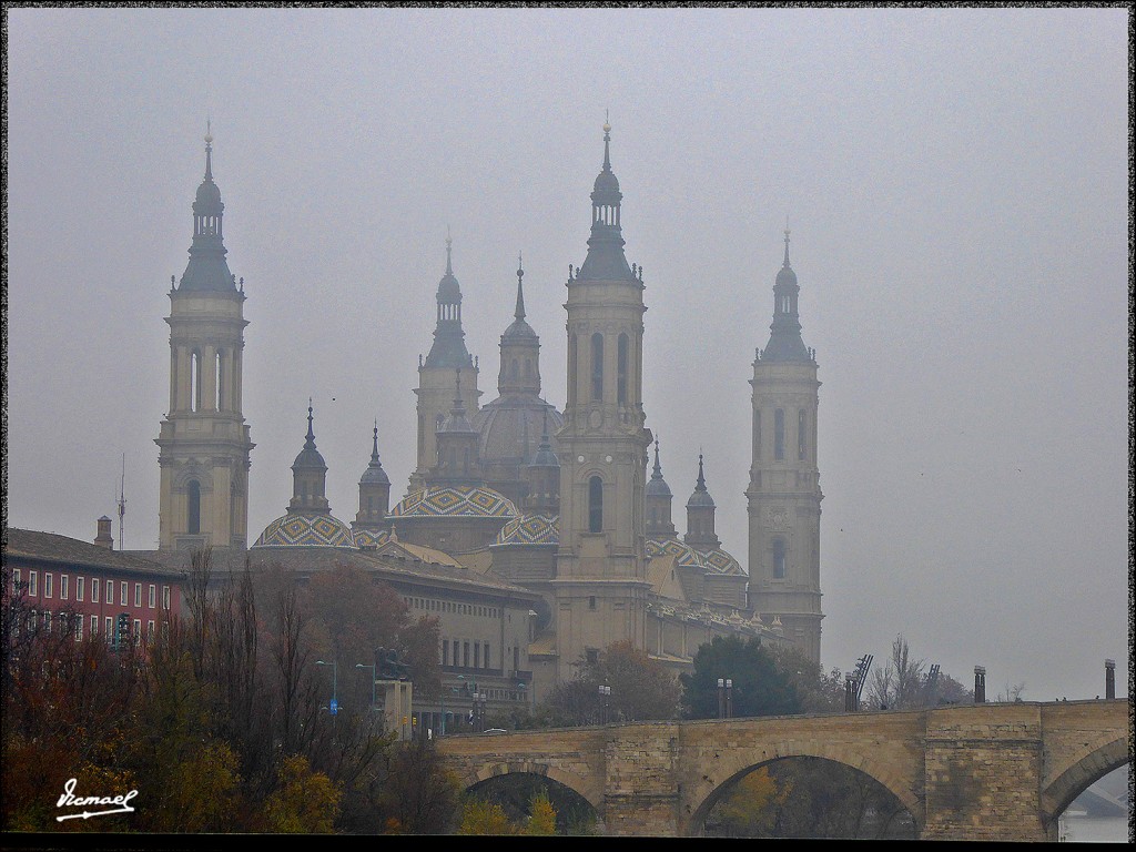 Foto: 151220-16 NIEBLA EN EL EBRO - Zaragoza (Aragón), España