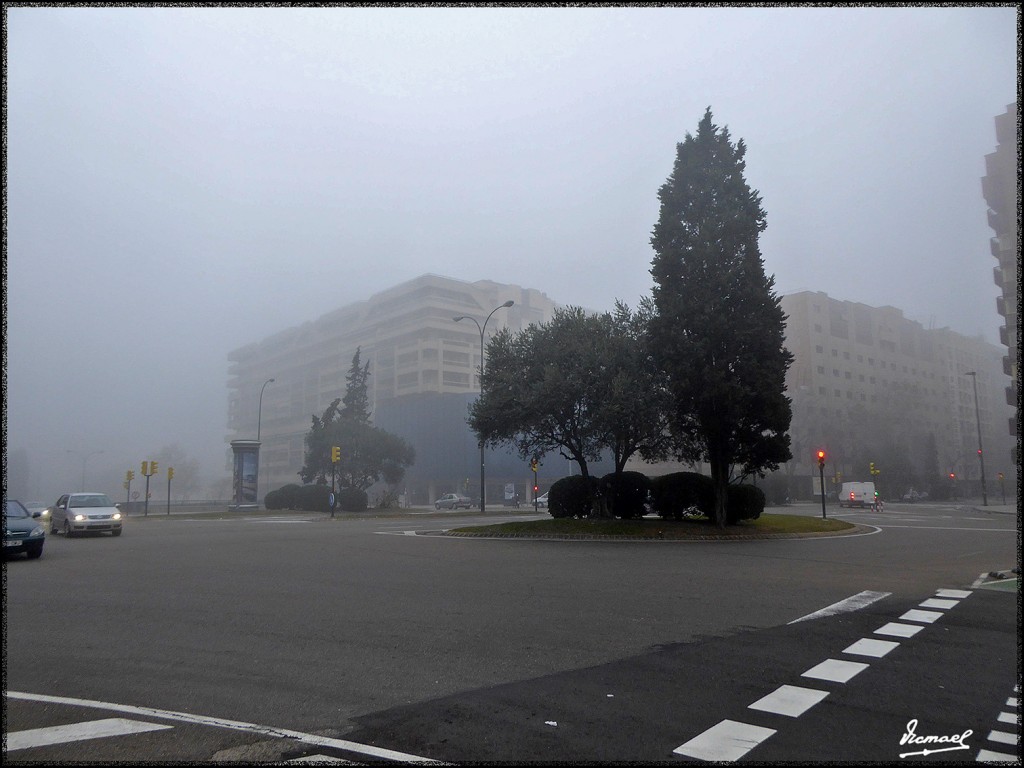 Foto: 160124-02 NIEBLA EN ZARAGOZA - Zaragoza (Aragón), España