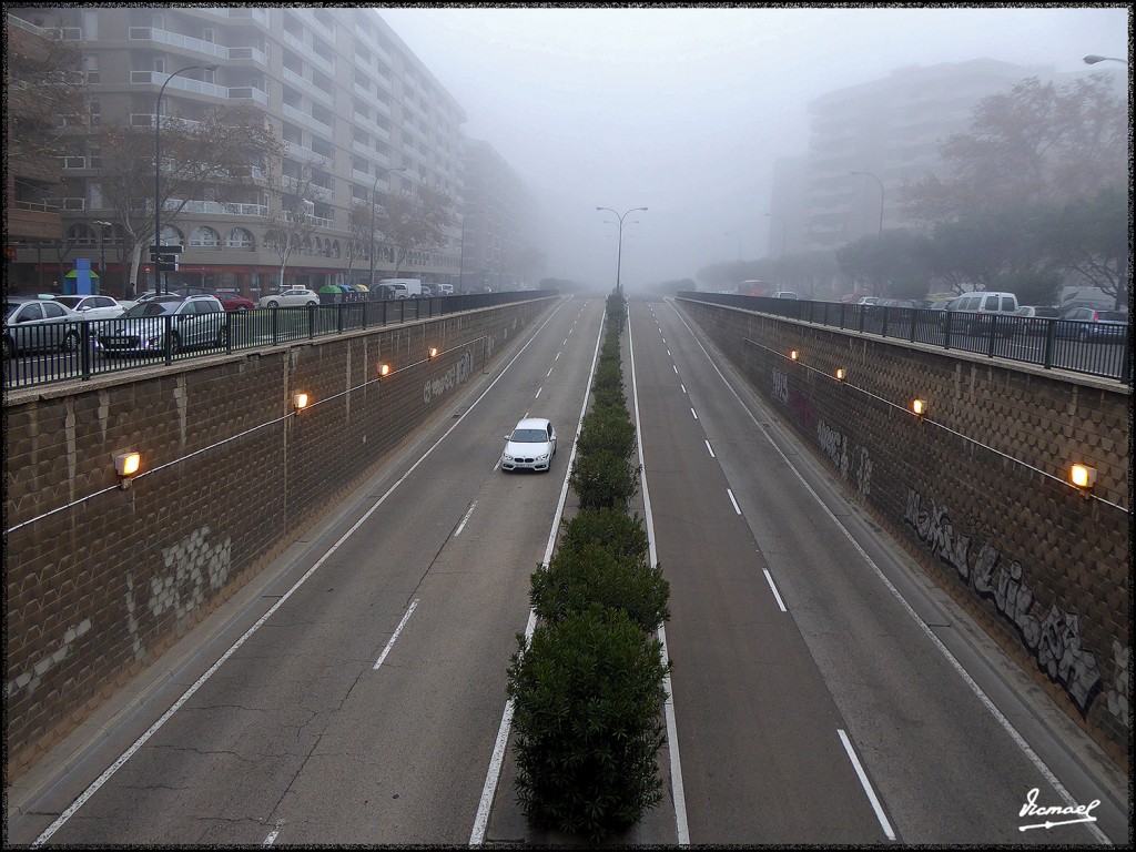 Foto: 160124-04 NIEBLA EN ZARAGOZA - Zaragoza (Aragón), España