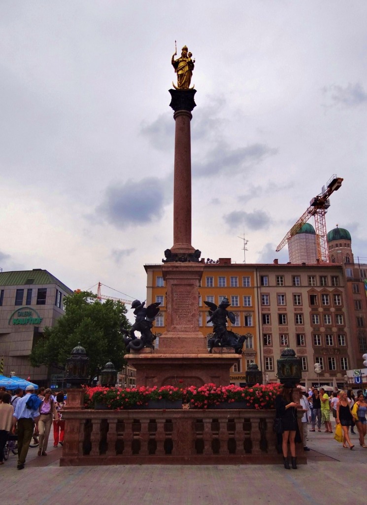 Foto: Mariensäule - München (Bavaria), Alemania