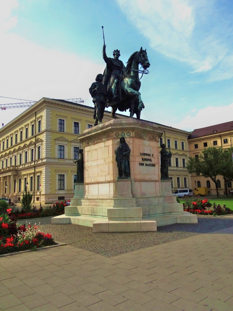 Foto: Reiterdenkmal Ludwig I. - München (Bavaria), Alemania