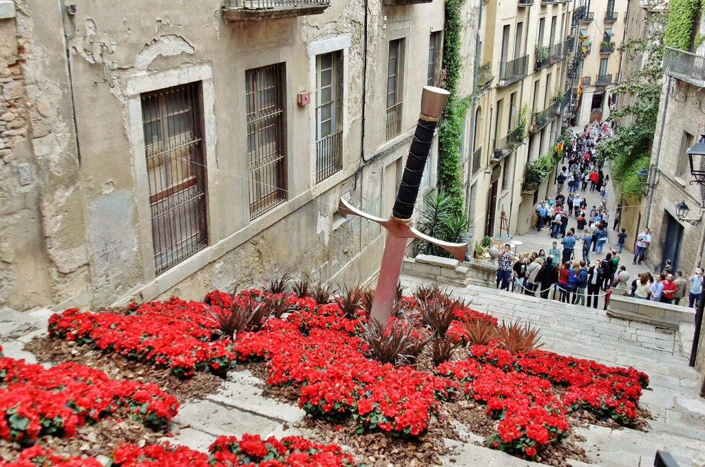 Foto: Girona tiempo de flores - Girona (Cataluña), España